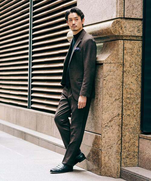 セール】トップ ツイード 2ボタン ジャケット【セットアップ着用可能