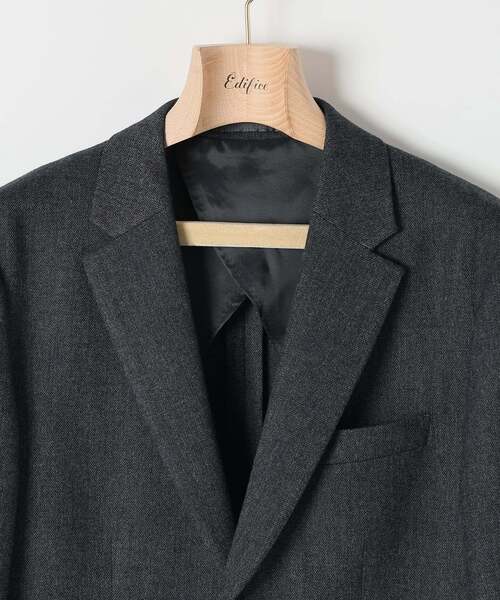 トップ ツイード 2ボタン ジャケット【セットアップ着用可能