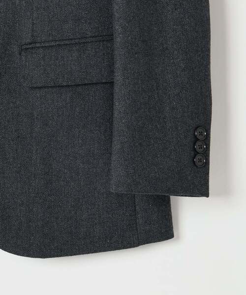 EDIFICE(エディフィス)の「トップ ツイード 2ボタン ジャケット【セットアップ着用可能】(テーラードジャケット・メンズ・チャコールグレー/ブラック/ブラウン/ベージュ系その他・LARGE/MEDIUM/SMALL/X-SMALL/XX-LARGE/X-LARGE)」の18枚目の写真