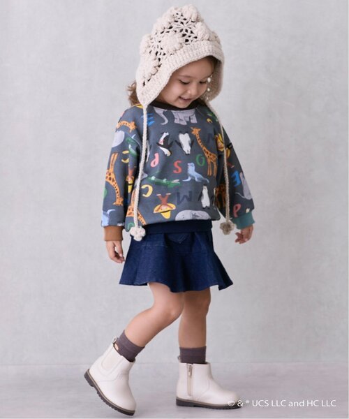 petit main(プティマイン)の「ハートポケットスカパン(その他パンツ・キッズ・ブルー/モカ/ネイビー/ライトピンク・90cm/100cm/80cm/130cm/110cm/120cm)」の6枚目の写真