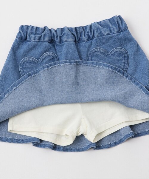 petit main(プティマイン)の「ハートポケットスカパン(その他パンツ・キッズ・ブルー/モカ/ネイビー/ライトピンク・90cm/100cm/80cm/130cm/110cm/120cm)」の14枚目の写真