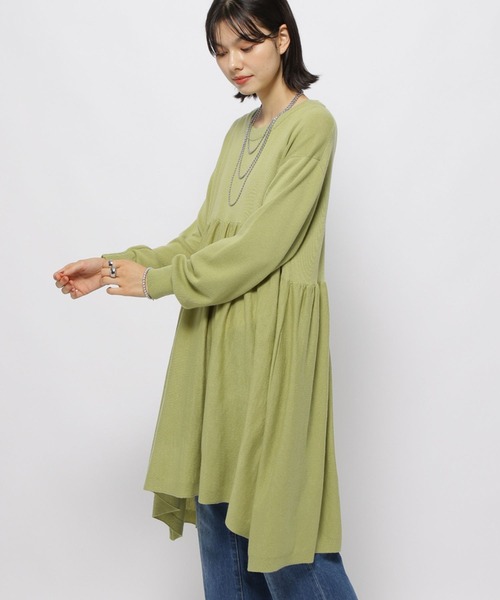 niko and...（ニコアンド）の「アソートレングスクルーネックワンピース（ワンピース・レディース・イエロー/チャコール/ブラウン/ライトグレー・MEDIUM/LONG）」の20枚目の写真