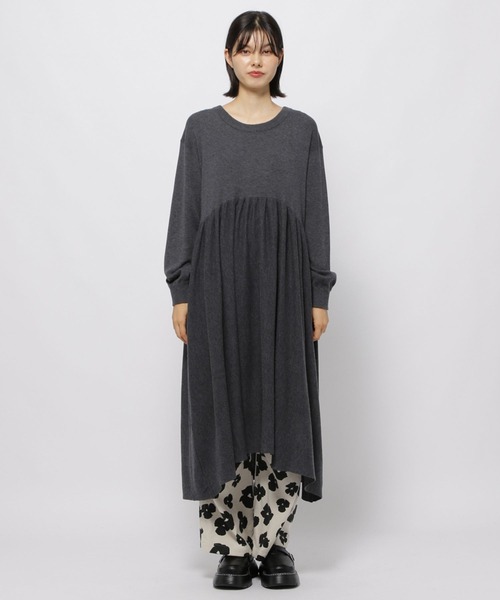 セール】アソートレングスクルーネックワンピース（ワンピース）｜niko