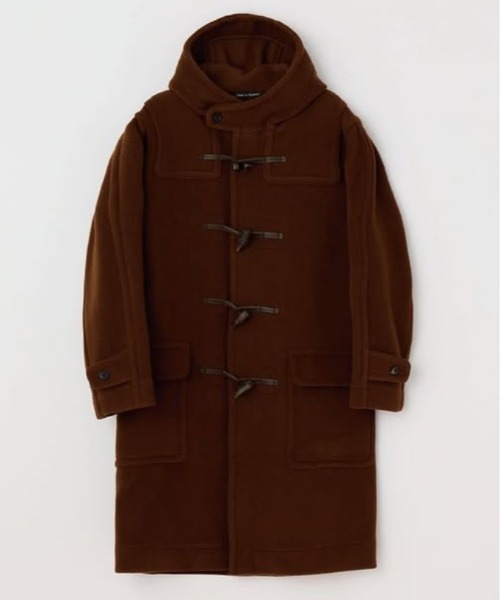 INVERTERE（インバーティア）の「【INVERTERE】NEWTON ABBOT DUFFLE COAT REGULAR FIT（ダッフルコート・メンズ・ブラウン/ブラック・42/40）」の2枚目の写真