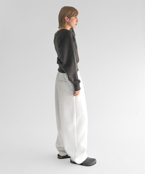 lit（リット）の「Compact Raglan Sweat（スウェット・レディース・グレー/チャコールグレー・FREE）」の9枚目の写真