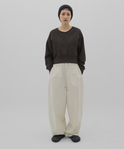 lit（リット）の「Compact Raglan Sweat（スウェット・レディース・グレー/チャコールグレー・FREE）」の20枚目の写真