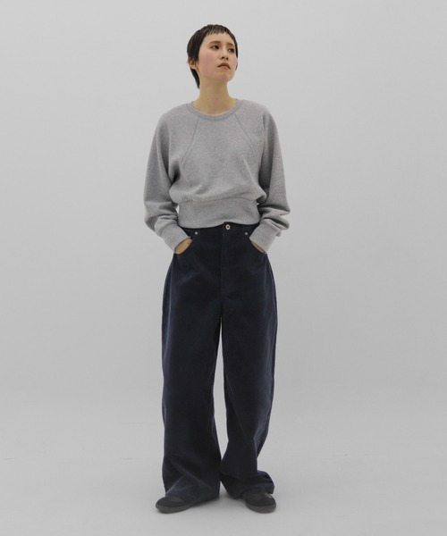 lit（リット）の「Compact Raglan Sweat（スウェット・レディース・グレー/チャコールグレー・FREE）」の15枚目の写真