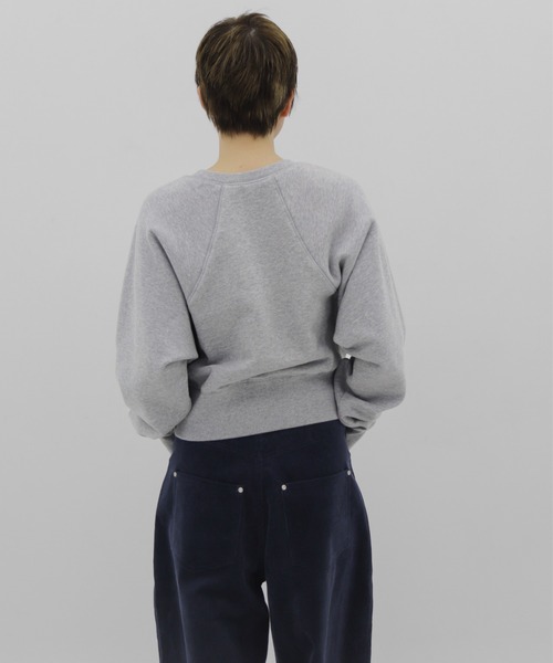 lit（リット）の「Compact Raglan Sweat（スウェット・レディース・グレー/チャコールグレー・FREE）」の13枚目の写真