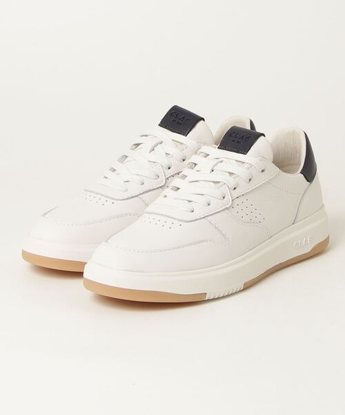CLAE(クレイ)の「クレイ ウィメンズ LM40 CLAE - MOSES モーゼ(スニーカー・レディース・ホワイト×ネイビー/ホワイト×イエロー・70/60/65/55/50)」の2枚目の写真