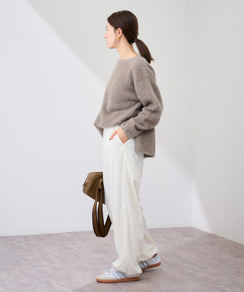 FRAMeWORK(フレームワーク)の「ワッシャーナイロンパンツ(その他パンツ・レディース・アイボリー/ブラック・36/38)」の19枚目の写真