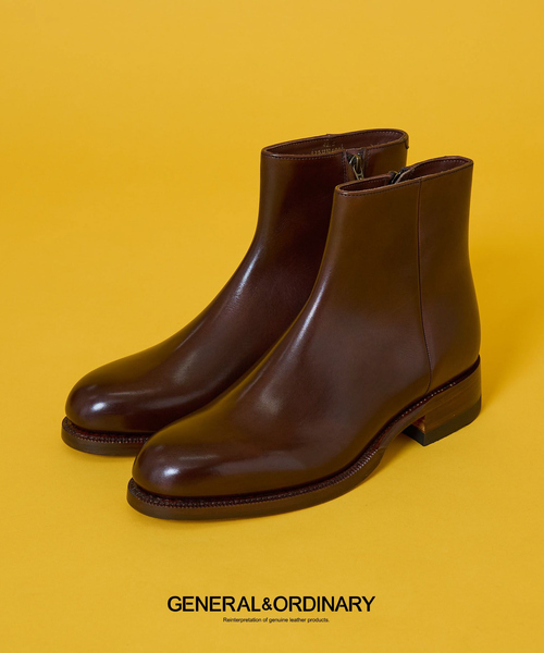 GENERAL&ORDINARY】ジッパーブーツ（ブーツ）｜alfredoBANNISTER