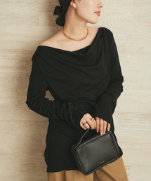 plage | Wool drape longTシャツ(Tシャツ/カットソー)