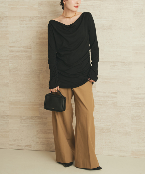 Wool drape longTシャツ（Tシャツ/カットソー）｜Plage（プラージュ