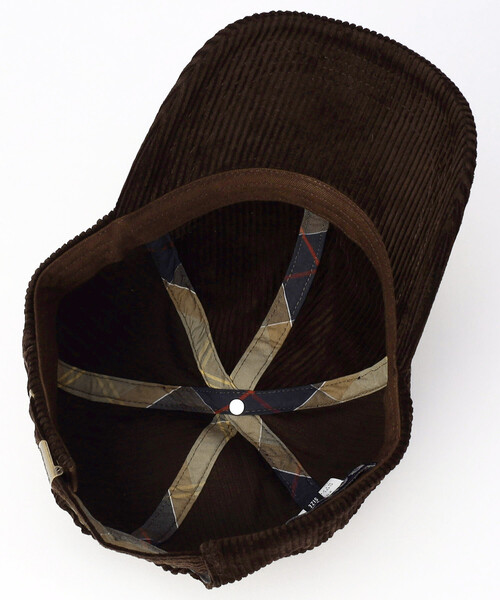 Barbour（バブアー）の「Barbour/バブアー PRESTON CORD CAP（キャップ・メンズ・オリーブ/ブラウン/ベージュ・ONE SIZE）」の9枚目の写真