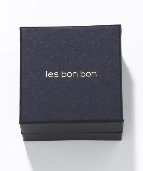 les bonbon(ルボンボン)の「【les bon bon】embrace moonstone pierce pair/エンブレイス ムーンストーン ピアス BOB799(ピアス(両耳用)・レディース・ゴールド・FREE)」の6枚目の写真