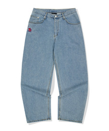 APPLE DENIM PANTS (BLUE)