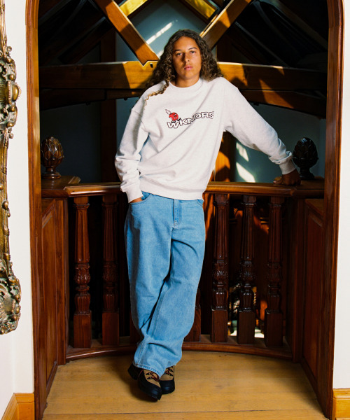 WKNDRS（ウィーキャンドース）の「APPLE DENIM PANTS (BLUE)（デニムパンツ・レディース・その他・LARGE/X-LARGE/SMALL/MEDIUM）」の8枚目の写真