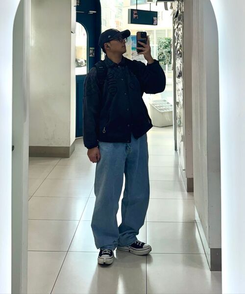 WKNDRS（ウィーキャンドース）の「APPLE DENIM PANTS (BLUE)（デニムパンツ・レディース・その他・LARGE/X-LARGE/SMALL/MEDIUM）」の9枚目の写真