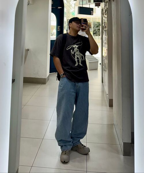 WKNDRS（ウィーキャンドース）の「APPLE DENIM PANTS (BLUE)（デニムパンツ・レディース・その他・LARGE/X-LARGE/SMALL/MEDIUM）」の10枚目の写真