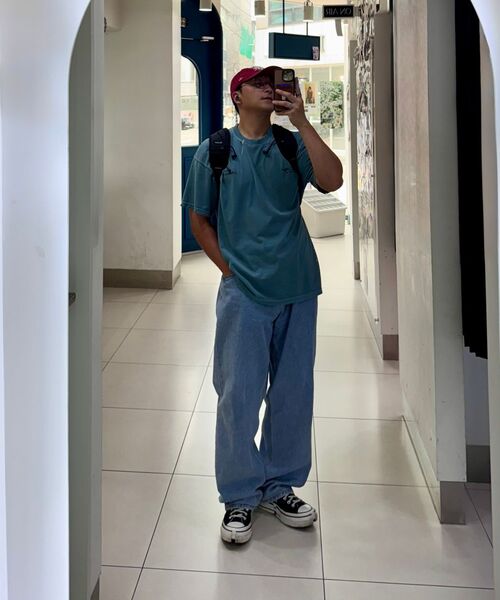 WKNDRS（ウィーキャンドース）の「APPLE DENIM PANTS (BLUE)（デニムパンツ・レディース・その他・LARGE/X-LARGE/SMALL/MEDIUM）」の12枚目の写真