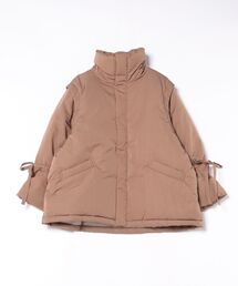 STYLEBLOCK（スタイルブロック）の「タフタ中わた袖リボンジャケット（ダウンジャケット/コート）」