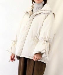 STYLEBLOCK（スタイルブロック）の「タフタ中わた袖リボンジャケット（ダウンジャケット/コート）」