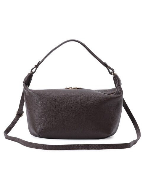 MILOS（ミロス）の「MILOS（ミロス）ワンハンドルショルダーバッグ（ショルダーバッグ・レディース・ブラック/ダークブラウン・00）」の10枚目の写真