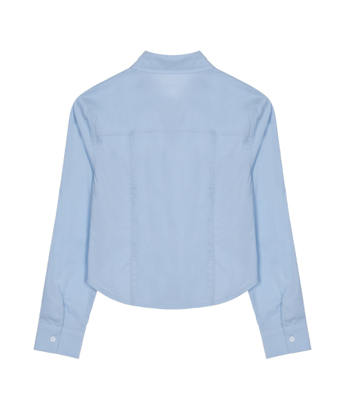 NICK&NICOLE(ニックアンドニコール)の「MINIMAL PINTUCK WRINKLE FREE SHIRT_SKY BLUE(シャツ/ブラウス・レディース・その他・MEDIUM/LARGE)」の5枚目の写真