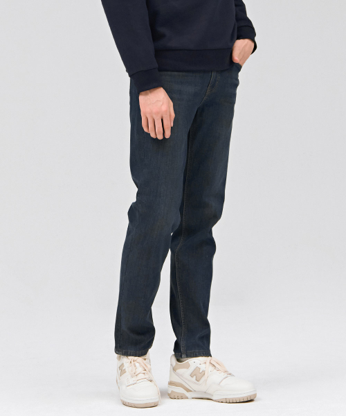 CHASECULT（チェイスカルト）の「男性ダンブルボアボンディングMトーンテーパード起毛デニム-ブルー（デニムパンツ・メンズ・ブルー・86/70/76/82）」の5枚目の写真