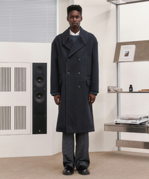 TRIP LE SENS（トリップ ル センス）の「バックポイントダブルウールコート_ネイビー（チェスターコート）」