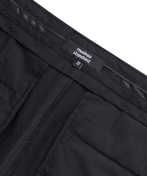 MUSINSA STANDARD（ムシンサスタンダード）の「ワイドヒドゥンバンディングクロップドスラックス[チャコールグレー]（スラックス・メンズ・その他・26/27/28）」の8枚目の写真