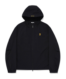 Wacky WiLLy（ワッキーウィリー）の「化繊フードジャケット ブラック（ナイロンジャケット）」