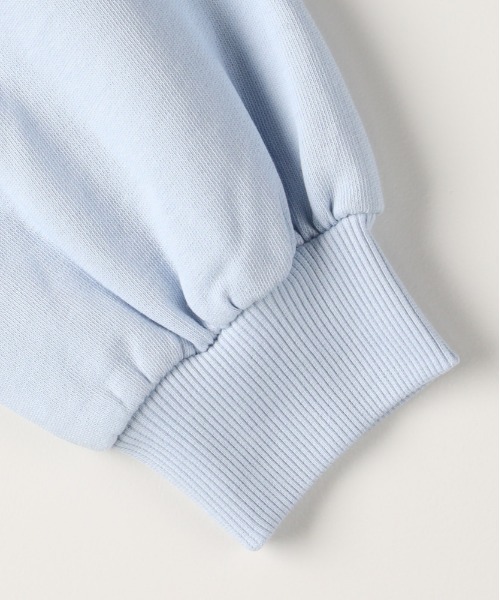 Right-on（ライトオン）の「【VIVIAN BLUE】ハーフジップ スウェットプルオーバー カジュアル スタイリッシュ ロゴ入り（スウェット・キッズ・ブラック/サックスブルー・120/130/140/150/160/110）」の6枚目の写真