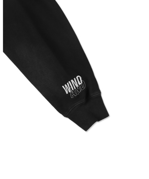 WIND AND SEA(ウィンダンシー)の「SULFUR DYEING LOGO ZIP SWEATSHIRT(パーカー・メンズ・パープル/ブラウン/サックスブルー系/レッド/ブラック・S/M/L/XL)」の8枚目の写真