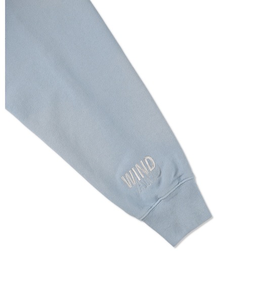 WIND AND SEA(ウィンダンシー)の「SULFUR DYEING LOGO ZIP SWEATSHIRT(パーカー・メンズ・パープル/ブラウン/サックスブルー系/レッド/ブラック・S/M/L/XL)」の16枚目の写真