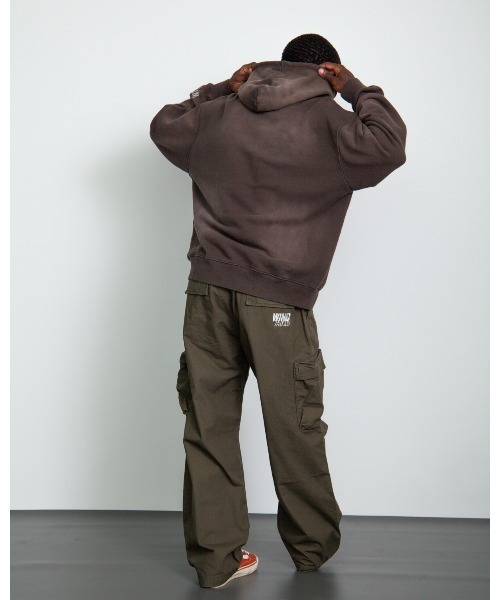 SULFUR DYEING LOGO ZIP SWEATSHIRT（パーカー）｜WIND AND SEA