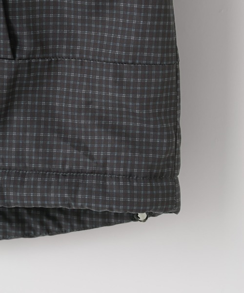 LOWRYS FARM（ローリーズファーム）の「チェックモンスターショートコート　598063（ブルゾン・レディース・グレー/ブラウン・FREE）」の9枚目の写真