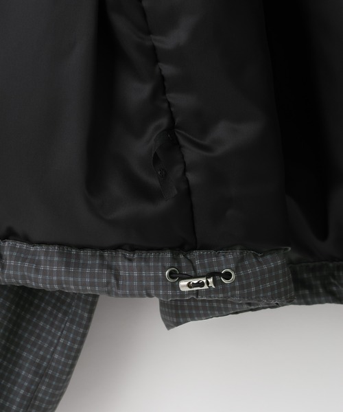 LOWRYS FARM（ローリーズファーム）の「チェックモンスターショートコート　598063（ブルゾン・レディース・グレー/ブラウン・FREE）」の10枚目の写真