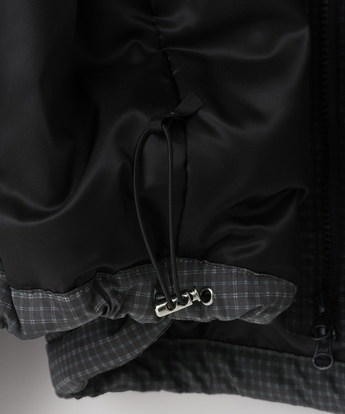 LOWRYS FARM（ローリーズファーム）の「チェックモンスターショートコート　598063（ブルゾン・レディース・グレー/ブラウン・FREE）」の11枚目の写真