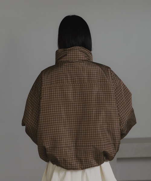 チェックモンスターショートコート 598063（ブルゾン）｜LOWRYS FARM