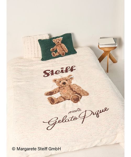 Sleep】【Steiff】 ジャガードマルチカバー（寝具）｜gelato pique