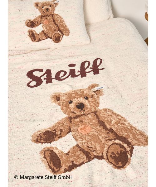 Sleep】【Steiff】 ジャガードマルチカバー（寝具）｜gelato pique