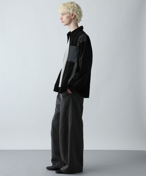 HARE(ハレ)の「サイコウチクスウェードシャツ(HARE)(シャツ/ブラウス・メンズ・ブラック/ブラウン・FREE)」の5枚目の写真