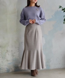 ASTORIA ODIER | チェックマーメイドスカート(スカート)