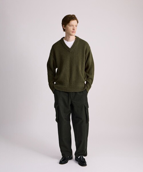 Saturdays NYC（サタデーズ ニューヨークシティ ）の「Balugo Herringbone Pants（その他パンツ・メンズ・グレー/ダークグリーン・L/M/S/X-SMALL）」の8枚目の写真