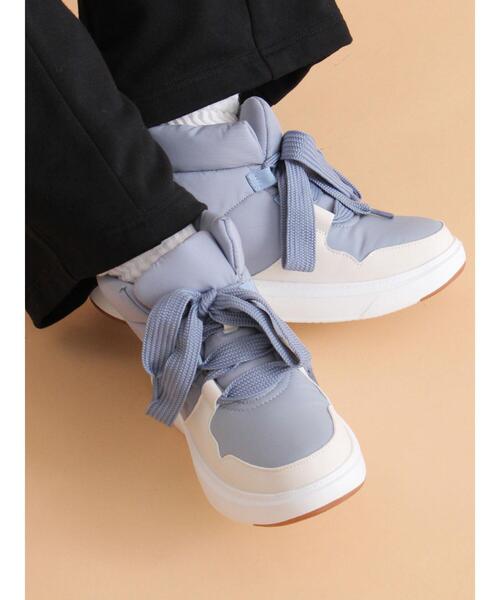 ehka sopo（エヘカソポ）の「中綿ブーツ（ブーツ・レディース・ブラック/キナリ/グレー・M/L）」の3枚目の写真