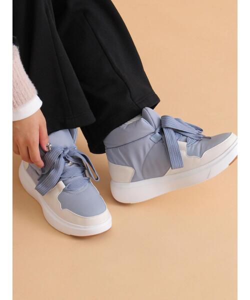 ehka sopo（エヘカソポ）の「中綿ブーツ（ブーツ・レディース・ブラック/キナリ/グレー・M/L）」の17枚目の写真