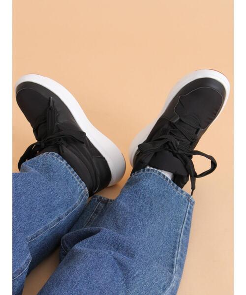 ehka sopo（エヘカソポ）の「中綿ブーツ（ブーツ・レディース・ブラック/キナリ/グレー・M/L）」の21枚目の写真