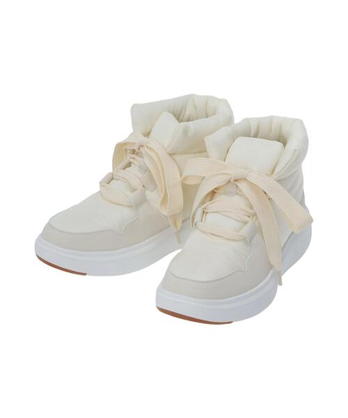 ehka sopo（エヘカソポ）の「中綿ブーツ（ブーツ・レディース・ブラック/キナリ/グレー・M/L）」の6枚目の写真