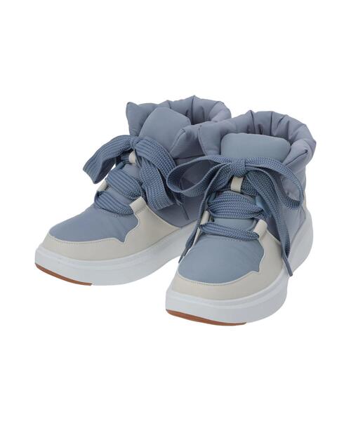 ehka sopo（エヘカソポ）の「中綿ブーツ（ブーツ・レディース・ブラック/キナリ/グレー・M/L）」の7枚目の写真